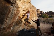 Bouldering in Hueco Tanks on 12/14/2018 with Blue Lizard Climbing and Yoga

Filename: SRM_20181214_1742230.jpg
Aperture: f/4.0
Shutter Speed: 1/320
Body: Canon EOS-1D Mark II
Lens: Canon EF 16-35mm f/2.8 L