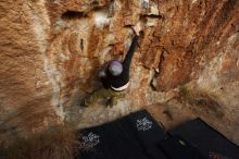 Bouldering in Hueco Tanks on 12/14/2018 with Blue Lizard Climbing and Yoga

Filename: SRM_20181214_1747250.jpg
Aperture: f/4.5
Shutter Speed: 1/250
Body: Canon EOS-1D Mark II
Lens: Canon EF 16-35mm f/2.8 L