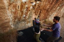 Bouldering in Hueco Tanks on 12/14/2018 with Blue Lizard Climbing and Yoga

Filename: SRM_20181214_1747300.jpg
Aperture: f/4.5
Shutter Speed: 1/200
Body: Canon EOS-1D Mark II
Lens: Canon EF 16-35mm f/2.8 L