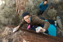 Bouldering in Hueco Tanks on 12/21/2018 with Blue Lizard Climbing and Yoga

Filename: SRM_20181221_1142130.jpg
Aperture: f/5.6
Shutter Speed: 1/250
Body: Canon EOS-1D Mark II
Lens: Canon EF 16-35mm f/2.8 L