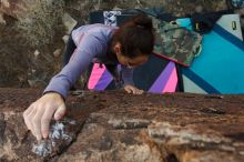 Bouldering in Hueco Tanks on 12/21/2018 with Blue Lizard Climbing and Yoga

Filename: SRM_20181221_1146300.jpg
Aperture: f/6.3
Shutter Speed: 1/200
Body: Canon EOS-1D Mark II
Lens: Canon EF 16-35mm f/2.8 L