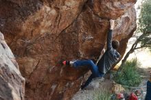 Bouldering in Hueco Tanks on 12/21/2018 with Blue Lizard Climbing and Yoga

Filename: SRM_20181221_1201080.jpg
Aperture: f/4.5
Shutter Speed: 1/320
Body: Canon EOS-1D Mark II
Lens: Canon EF 50mm f/1.8 II