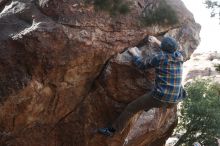 Bouldering in Hueco Tanks on 12/21/2018 with Blue Lizard Climbing and Yoga

Filename: SRM_20181221_1204100.jpg
Aperture: f/5.6
Shutter Speed: 1/320
Body: Canon EOS-1D Mark II
Lens: Canon EF 50mm f/1.8 II