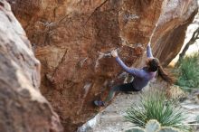 Bouldering in Hueco Tanks on 12/21/2018 with Blue Lizard Climbing and Yoga

Filename: SRM_20181221_1206550.jpg
Aperture: f/3.2
Shutter Speed: 1/320
Body: Canon EOS-1D Mark II
Lens: Canon EF 50mm f/1.8 II