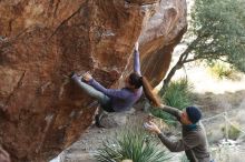 Bouldering in Hueco Tanks on 12/21/2018 with Blue Lizard Climbing and Yoga

Filename: SRM_20181221_1207040.jpg
Aperture: f/4.0
Shutter Speed: 1/320
Body: Canon EOS-1D Mark II
Lens: Canon EF 50mm f/1.8 II