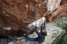 Bouldering in Hueco Tanks on 12/21/2018 with Blue Lizard Climbing and Yoga

Filename: SRM_20181221_1209130.jpg
Aperture: f/3.5
Shutter Speed: 1/320
Body: Canon EOS-1D Mark II
Lens: Canon EF 50mm f/1.8 II