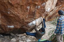 Bouldering in Hueco Tanks on 12/21/2018 with Blue Lizard Climbing and Yoga

Filename: SRM_20181221_1213360.jpg
Aperture: f/3.5
Shutter Speed: 1/320
Body: Canon EOS-1D Mark II
Lens: Canon EF 50mm f/1.8 II