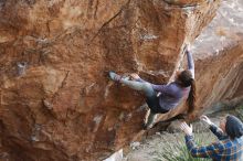 Bouldering in Hueco Tanks on 12/21/2018 with Blue Lizard Climbing and Yoga

Filename: SRM_20181221_1214320.jpg
Aperture: f/3.5
Shutter Speed: 1/320
Body: Canon EOS-1D Mark II
Lens: Canon EF 50mm f/1.8 II