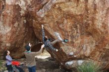 Bouldering in Hueco Tanks on 12/21/2018 with Blue Lizard Climbing and Yoga

Filename: SRM_20181221_1216430.jpg
Aperture: f/5.0
Shutter Speed: 1/320
Body: Canon EOS-1D Mark II
Lens: Canon EF 50mm f/1.8 II