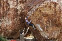 Bouldering in Hueco Tanks on 12/21/2018 with Blue Lizard Climbing and Yoga

Filename: SRM_20181221_1218330.jpg
Aperture: f/5.6
Shutter Speed: 1/320
Body: Canon EOS-1D Mark II
Lens: Canon EF 50mm f/1.8 II