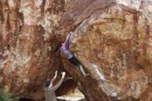 Bouldering in Hueco Tanks on 12/21/2018 with Blue Lizard Climbing and Yoga

Filename: SRM_20181221_1218350.jpg
Aperture: f/5.6
Shutter Speed: 1/320
Body: Canon EOS-1D Mark II
Lens: Canon EF 50mm f/1.8 II