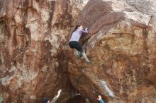 Bouldering in Hueco Tanks on 12/21/2018 with Blue Lizard Climbing and Yoga

Filename: SRM_20181221_1218570.jpg
Aperture: f/5.6
Shutter Speed: 1/320
Body: Canon EOS-1D Mark II
Lens: Canon EF 50mm f/1.8 II