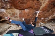 Bouldering in Hueco Tanks on 12/21/2018 with Blue Lizard Climbing and Yoga

Filename: SRM_20181221_1234480.jpg
Aperture: f/5.0
Shutter Speed: 1/250
Body: Canon EOS-1D Mark II
Lens: Canon EF 16-35mm f/2.8 L