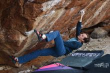 Bouldering in Hueco Tanks on 12/21/2018 with Blue Lizard Climbing and Yoga

Filename: SRM_20181221_1247261.jpg
Aperture: f/5.6
Shutter Speed: 1/250
Body: Canon EOS-1D Mark II
Lens: Canon EF 50mm f/1.8 II