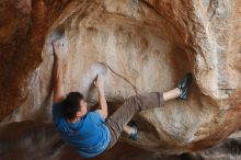 Bouldering in Hueco Tanks on 12/21/2018 with Blue Lizard Climbing and Yoga

Filename: SRM_20181221_1349500.jpg
Aperture: f/3.5
Shutter Speed: 1/250
Body: Canon EOS-1D Mark II
Lens: Canon EF 50mm f/1.8 II