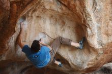 Bouldering in Hueco Tanks on 12/21/2018 with Blue Lizard Climbing and Yoga

Filename: SRM_20181221_1349510.jpg
Aperture: f/3.5
Shutter Speed: 1/250
Body: Canon EOS-1D Mark II
Lens: Canon EF 50mm f/1.8 II