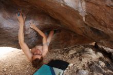 Bouldering in Hueco Tanks on 12/21/2018 with Blue Lizard Climbing and Yoga

Filename: SRM_20181221_1405470.jpg
Aperture: f/2.8
Shutter Speed: 1/250
Body: Canon EOS-1D Mark II
Lens: Canon EF 16-35mm f/2.8 L