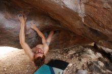 Bouldering in Hueco Tanks on 12/21/2018 with Blue Lizard Climbing and Yoga

Filename: SRM_20181221_1405471.jpg
Aperture: f/2.8
Shutter Speed: 1/250
Body: Canon EOS-1D Mark II
Lens: Canon EF 16-35mm f/2.8 L