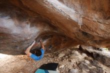 Bouldering in Hueco Tanks on 12/21/2018 with Blue Lizard Climbing and Yoga

Filename: SRM_20181221_1408580.jpg
Aperture: f/2.8
Shutter Speed: 1/200
Body: Canon EOS-1D Mark II
Lens: Canon EF 16-35mm f/2.8 L