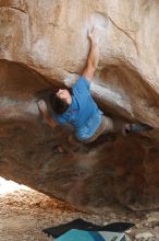 Bouldering in Hueco Tanks on 12/21/2018 with Blue Lizard Climbing and Yoga

Filename: SRM_20181221_1451540.jpg
Aperture: f/3.5
Shutter Speed: 1/250
Body: Canon EOS-1D Mark II
Lens: Canon EF 50mm f/1.8 II