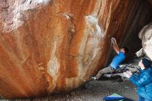 Bouldering in Hueco Tanks on 12/21/2018 with Blue Lizard Climbing and Yoga

Filename: SRM_20181221_1500190.jpg
Aperture: f/4.5
Shutter Speed: 1/250
Body: Canon EOS-1D Mark II
Lens: Canon EF 16-35mm f/2.8 L