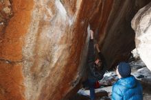 Bouldering in Hueco Tanks on 12/21/2018 with Blue Lizard Climbing and Yoga

Filename: SRM_20181221_1502020.jpg
Aperture: f/4.5
Shutter Speed: 1/250
Body: Canon EOS-1D Mark II
Lens: Canon EF 16-35mm f/2.8 L