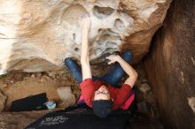Bouldering in Hueco Tanks on 12/21/2018 with Blue Lizard Climbing and Yoga

Filename: SRM_20181221_1519250.jpg
Aperture: f/6.3
Shutter Speed: 1/320
Body: Canon EOS-1D Mark II
Lens: Canon EF 16-35mm f/2.8 L
