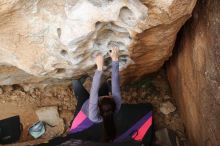 Bouldering in Hueco Tanks on 12/21/2018 with Blue Lizard Climbing and Yoga

Filename: SRM_20181221_1522190.jpg
Aperture: f/6.3
Shutter Speed: 1/320
Body: Canon EOS-1D Mark II
Lens: Canon EF 16-35mm f/2.8 L