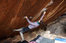 Bouldering in Hueco Tanks on 12/21/2018 with Blue Lizard Climbing and Yoga

Filename: SRM_20181221_1552500.jpg
Aperture: f/4.5
Shutter Speed: 1/250
Body: Canon EOS-1D Mark II
Lens: Canon EF 16-35mm f/2.8 L