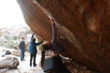 Bouldering in Hueco Tanks on 12/21/2018 with Blue Lizard Climbing and Yoga

Filename: SRM_20181221_1558540.jpg
Aperture: f/5.6
Shutter Speed: 1/250
Body: Canon EOS-1D Mark II
Lens: Canon EF 16-35mm f/2.8 L