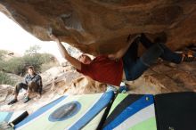 Bouldering in Hueco Tanks on 12/21/2018 with Blue Lizard Climbing and Yoga

Filename: SRM_20181221_1606430.jpg
Aperture: f/6.3
Shutter Speed: 1/250
Body: Canon EOS-1D Mark II
Lens: Canon EF 16-35mm f/2.8 L