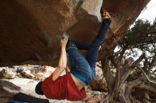 Bouldering in Hueco Tanks on 12/21/2018 with Blue Lizard Climbing and Yoga

Filename: SRM_20181221_1611450.jpg
Aperture: f/7.1
Shutter Speed: 1/250
Body: Canon EOS-1D Mark II
Lens: Canon EF 16-35mm f/2.8 L