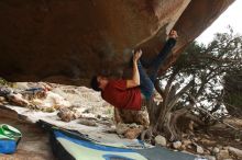 Bouldering in Hueco Tanks on 12/21/2018 with Blue Lizard Climbing and Yoga

Filename: SRM_20181221_1617170.jpg
Aperture: f/8.0
Shutter Speed: 1/250
Body: Canon EOS-1D Mark II
Lens: Canon EF 16-35mm f/2.8 L