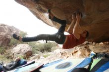 Bouldering in Hueco Tanks on 12/21/2018 with Blue Lizard Climbing and Yoga

Filename: SRM_20181221_1629310.jpg
Aperture: f/7.1
Shutter Speed: 1/250
Body: Canon EOS-1D Mark II
Lens: Canon EF 16-35mm f/2.8 L