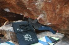 Bouldering in Hueco Tanks on 12/21/2018 with Blue Lizard Climbing and Yoga

Filename: SRM_20181221_1644220.jpg
Aperture: f/2.5
Shutter Speed: 1/250
Body: Canon EOS-1D Mark II
Lens: Canon EF 50mm f/1.8 II