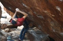 Bouldering in Hueco Tanks on 12/21/2018 with Blue Lizard Climbing and Yoga

Filename: SRM_20181221_1651290.jpg
Aperture: f/4.0
Shutter Speed: 1/250
Body: Canon EOS-1D Mark II
Lens: Canon EF 50mm f/1.8 II