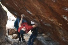 Bouldering in Hueco Tanks on 12/21/2018 with Blue Lizard Climbing and Yoga

Filename: SRM_20181221_1652300.jpg
Aperture: f/4.0
Shutter Speed: 1/250
Body: Canon EOS-1D Mark II
Lens: Canon EF 50mm f/1.8 II