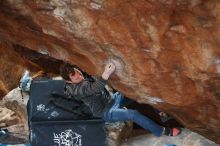 Bouldering in Hueco Tanks on 12/21/2018 with Blue Lizard Climbing and Yoga

Filename: SRM_20181221_1701410.jpg
Aperture: f/2.2
Shutter Speed: 1/250
Body: Canon EOS-1D Mark II
Lens: Canon EF 50mm f/1.8 II