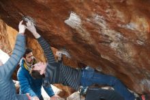 Bouldering in Hueco Tanks on 12/21/2018 with Blue Lizard Climbing and Yoga

Filename: SRM_20181221_1702010.jpg
Aperture: f/2.5
Shutter Speed: 1/250
Body: Canon EOS-1D Mark II
Lens: Canon EF 50mm f/1.8 II