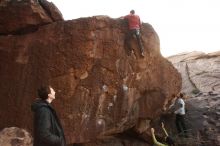 Bouldering in Hueco Tanks on 12/21/2018 with Blue Lizard Climbing and Yoga

Filename: SRM_20181221_1754190.jpg
Aperture: f/4.0
Shutter Speed: 1/200
Body: Canon EOS-1D Mark II
Lens: Canon EF 16-35mm f/2.8 L