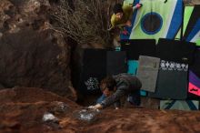 Bouldering in Hueco Tanks on 12/21/2018 with Blue Lizard Climbing and Yoga

Filename: SRM_20181221_1800560.jpg
Aperture: f/4.0
Shutter Speed: 1/200
Body: Canon EOS-1D Mark II
Lens: Canon EF 16-35mm f/2.8 L