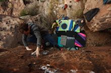 Bouldering in Hueco Tanks on 12/21/2018 with Blue Lizard Climbing and Yoga

Filename: SRM_20181221_1801190.jpg
Aperture: f/4.0
Shutter Speed: 1/125
Body: Canon EOS-1D Mark II
Lens: Canon EF 16-35mm f/2.8 L