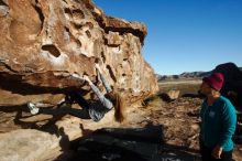 Bouldering in Hueco Tanks on 12/22/2018 with Blue Lizard Climbing and Yoga

Filename: SRM_20181222_0952180.jpg
Aperture: f/4.0
Shutter Speed: 1/4000
Body: Canon EOS-1D Mark II
Lens: Canon EF 16-35mm f/2.8 L