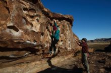 Bouldering in Hueco Tanks on 12/22/2018 with Blue Lizard Climbing and Yoga

Filename: SRM_20181222_0953330.jpg
Aperture: f/5.6
Shutter Speed: 1/400
Body: Canon EOS-1D Mark II
Lens: Canon EF 16-35mm f/2.8 L