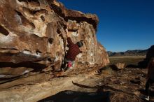 Bouldering in Hueco Tanks on 12/22/2018 with Blue Lizard Climbing and Yoga

Filename: SRM_20181222_0954310.jpg
Aperture: f/5.6
Shutter Speed: 1/500
Body: Canon EOS-1D Mark II
Lens: Canon EF 16-35mm f/2.8 L