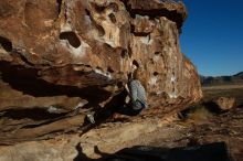 Bouldering in Hueco Tanks on 12/22/2018 with Blue Lizard Climbing and Yoga

Filename: SRM_20181222_0956340.jpg
Aperture: f/5.6
Shutter Speed: 1/500
Body: Canon EOS-1D Mark II
Lens: Canon EF 16-35mm f/2.8 L