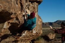 Bouldering in Hueco Tanks on 12/22/2018 with Blue Lizard Climbing and Yoga

Filename: SRM_20181222_0959030.jpg
Aperture: f/4.0
Shutter Speed: 1/1000
Body: Canon EOS-1D Mark II
Lens: Canon EF 50mm f/1.8 II