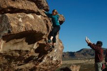 Bouldering in Hueco Tanks on 12/22/2018 with Blue Lizard Climbing and Yoga

Filename: SRM_20181222_1004250.jpg
Aperture: f/4.0
Shutter Speed: 1/1250
Body: Canon EOS-1D Mark II
Lens: Canon EF 50mm f/1.8 II