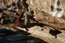 Bouldering in Hueco Tanks on 12/22/2018 with Blue Lizard Climbing and Yoga

Filename: SRM_20181222_1005340.jpg
Aperture: f/4.0
Shutter Speed: 1/800
Body: Canon EOS-1D Mark II
Lens: Canon EF 50mm f/1.8 II