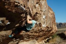 Bouldering in Hueco Tanks on 12/22/2018 with Blue Lizard Climbing and Yoga

Filename: SRM_20181222_1026500.jpg
Aperture: f/4.0
Shutter Speed: 1/800
Body: Canon EOS-1D Mark II
Lens: Canon EF 50mm f/1.8 II